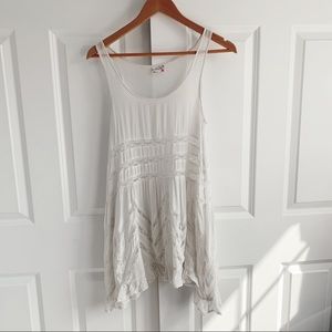 Free People Polka Dot Lace Tunic Size XS